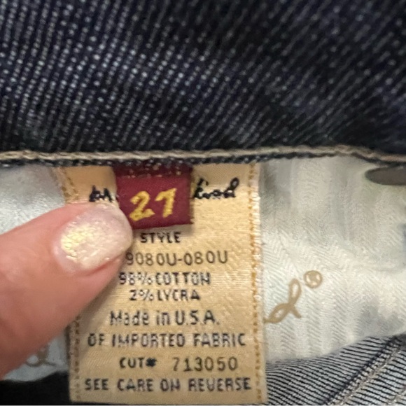 7 For All Mankind Roxanne Jeans Size 27 - Picture 7 of 14